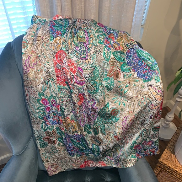 Eva Laurel Silk Skirt - Picture 6 of 7